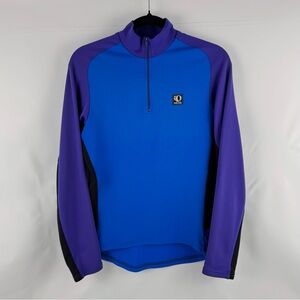 Pearl Izumi Select Women’s Medium 1/4 Zip Purple Blue Thermal Long Sleeve Jersey